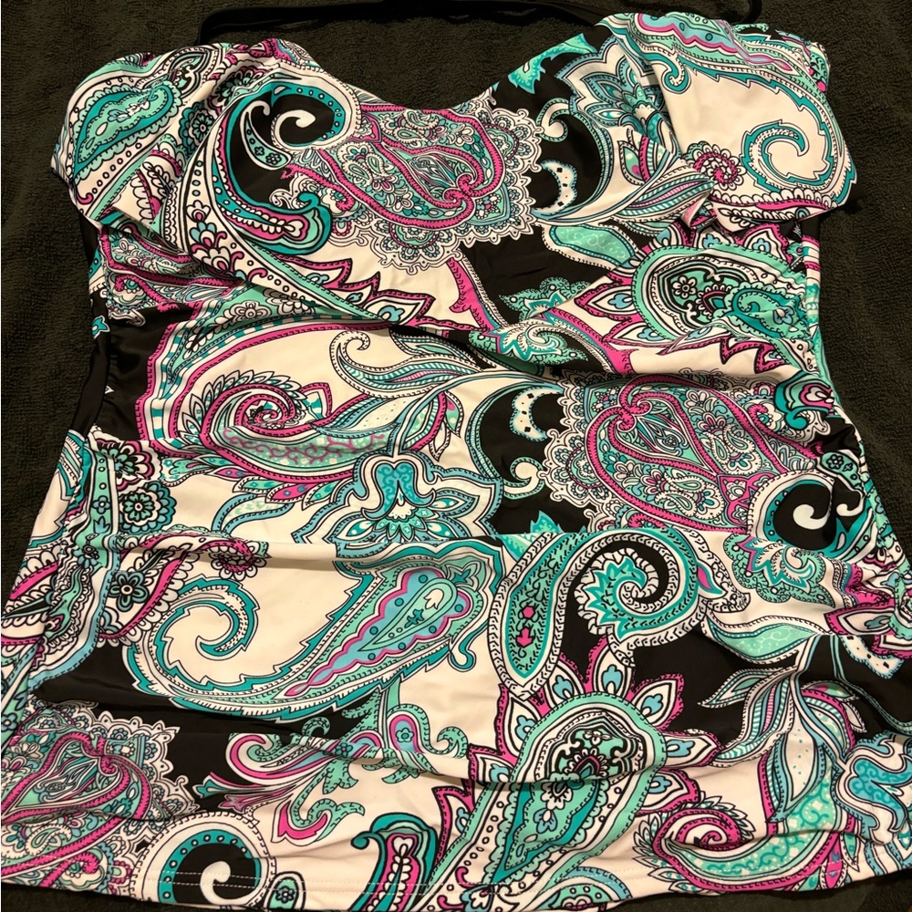 Halter swim top size 12